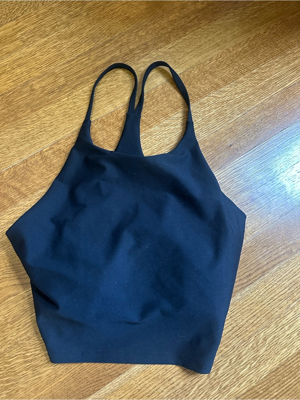 Old Navy Black High-Neck Racerback Bralette